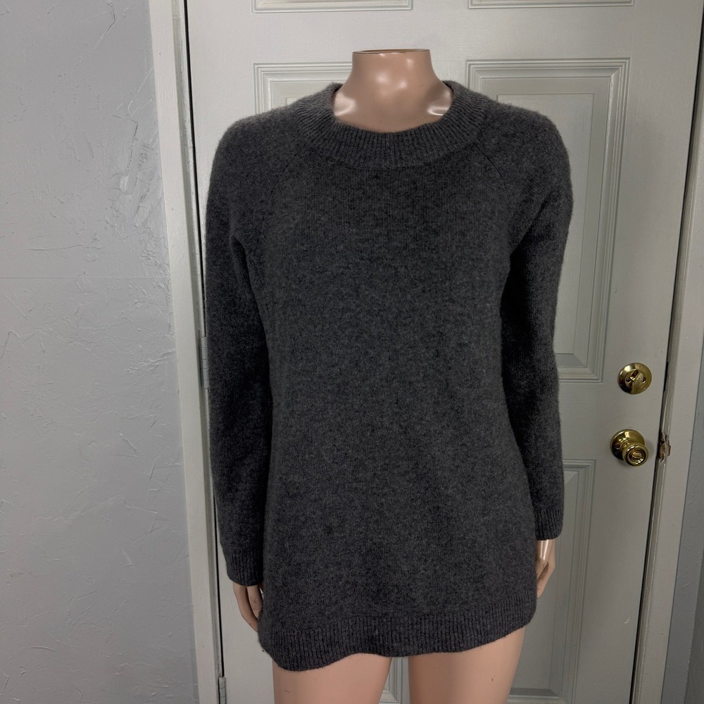 Minnie Rose Women's Sweater XS Pullover Cashmere Knit Crew neck L/S Soft F4-12